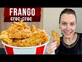 KFC STYLE CRISPY CHICKEN DRY ON THE OUTSIDE AND JUICY ON THE INSIDE