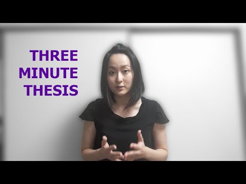 Three Minute Thesis (3MT) 2020 - Marimo Sato