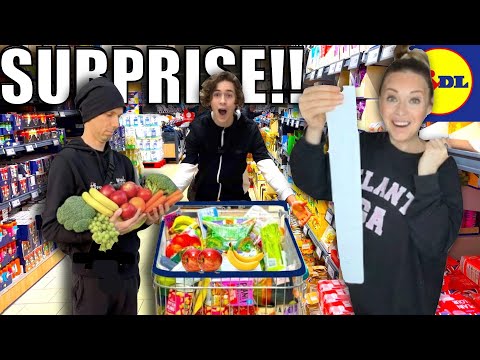 SURPRISE! Can We Buy a HEALTHY JANUARY FOOD HAUL for ONLY £50?