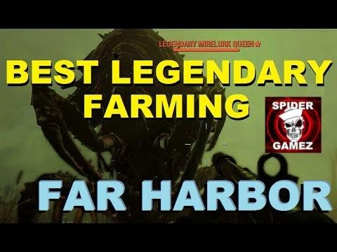 Fallout 4 - Best Legendary Farming In FAR HARBOR  (5 BEST Loot Lock Locations) Best Farming Guide