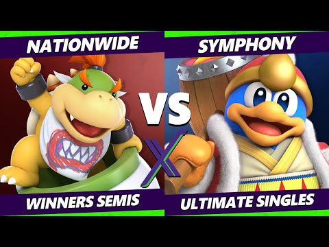 S@X 384 Online Winners Semis - NationWide (Bowser Jr.) Vs. Symphony (Dedede) Smash Ultimate - SSBU