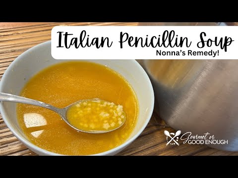 Italian Penicillin Soup - Mama’s cure #italian #soup #homemade