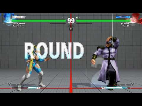 SFV~ M.Bison (gatlu01) vs. Rainbow Mika (Deco_ration) HD