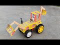 How To Make Matchbox Bulldozer Tractor At Home Tractor Backhoe Loader Mini Toy Caltiwetar Project