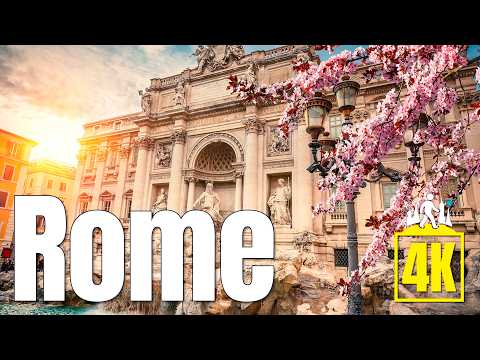 Rome Historic Center Walk 🇮🇹 From Trevi Fountain to the Pantheon | Real Time 4K