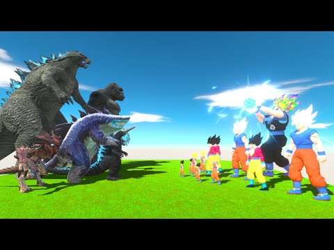 Evolution Goku vs King Of Monster Godzilla - ARBS