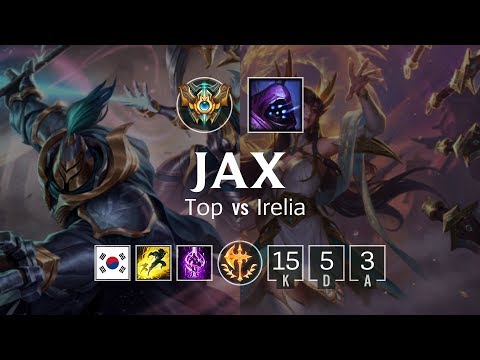 Jax Top vs Irelia - KR Challenger Patch 8.23
