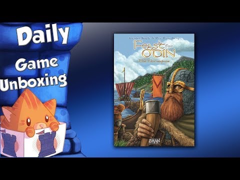 Daily Game Unboxing - A Feast for Odin: The Norwegians