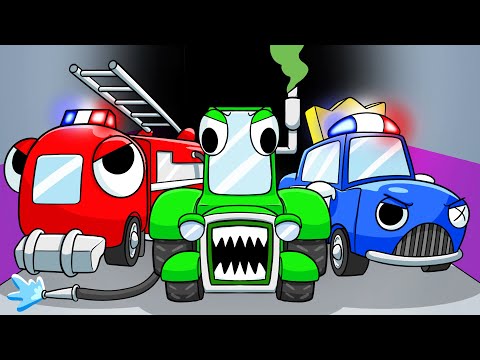 RAINBOW FRIENDS, But They're CARS?! (Cartoon Animation)
