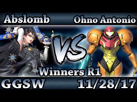 GGSW 60 - Abslomb (Bayonetta) Vs. Ohno Antonio (Samus) Smash Wii U Winners R1 - Smash 4