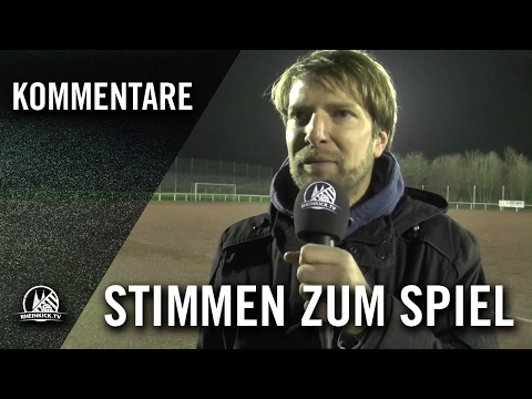 Die Stimmen zum Spiel (SV Rheidt - Horremer SV, U17 B-Junioren, 1. Kreisklasse, St. 9)