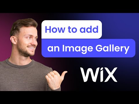 How to add an Image Gallery to Wix