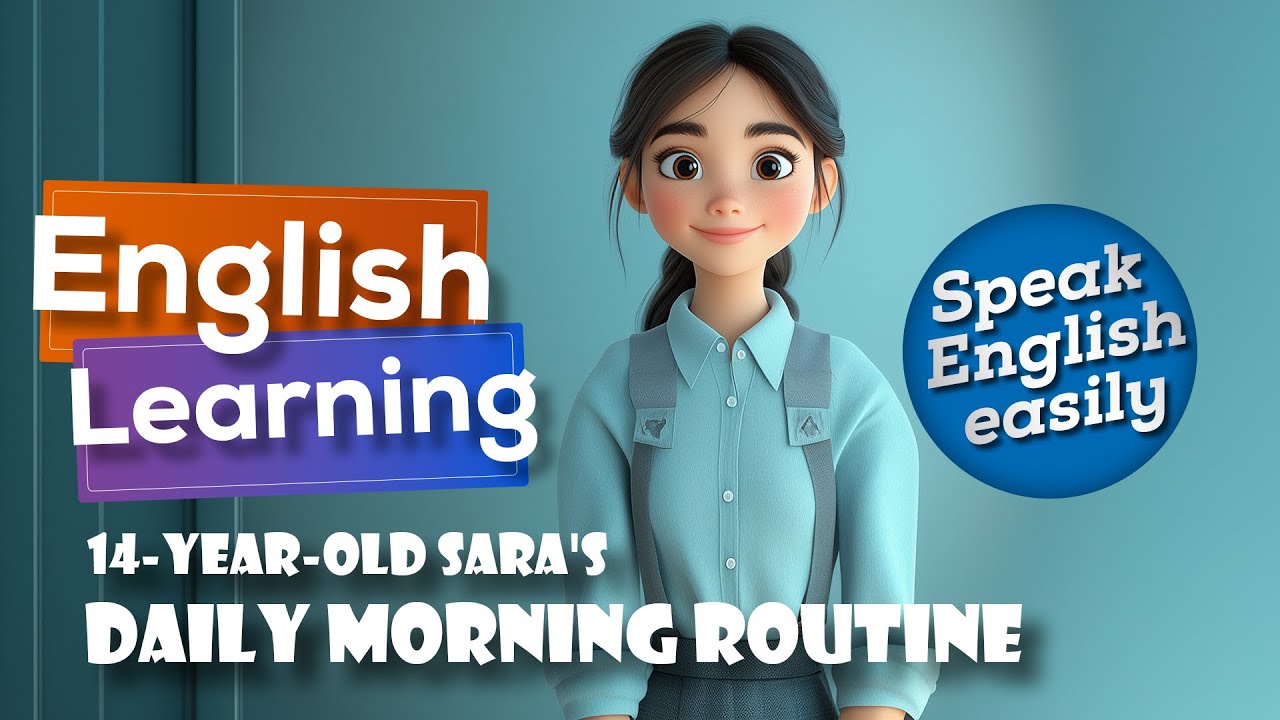 14-year-old Sara's daily morning routine | Learn English | English Listening & Reading Practice