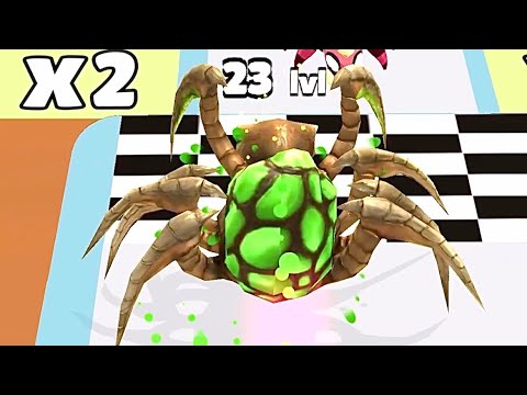 A game Insect Evolution Run 3d.