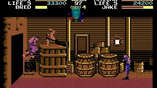 Commodore 64 Game:  Final Fight (1991 U.S. Gold)