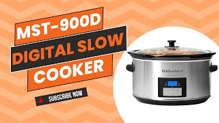 MST-900D Digital Programmable XL Jumbo Slow Cooker
