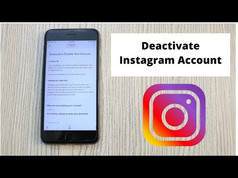 How to Deactivate Instagram Account on iPhone (2020) - YouTube