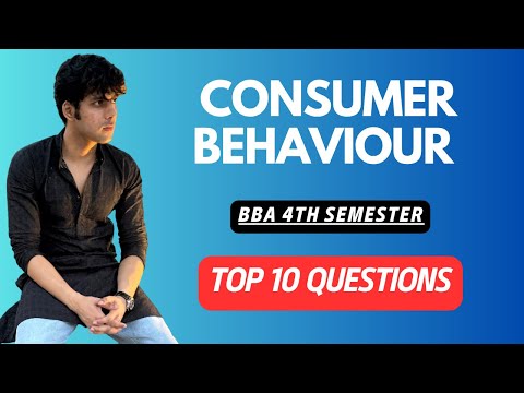 Consumer Behaviour For BBA 4th Semester Important Questions
