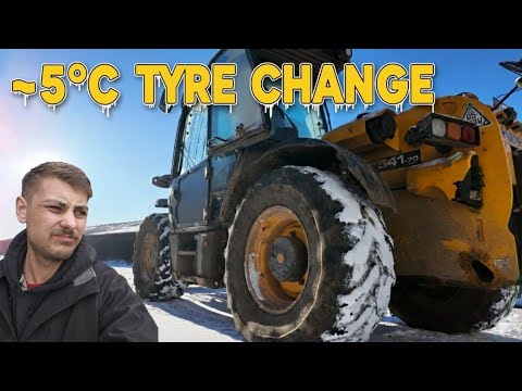 Frozen Fingers & Bad Decisions | 4 Loadall Tyres at -5°C
