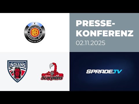02.11.2025 - Pressekonferenz - Hannover Indians vs. Hannover Scorpions