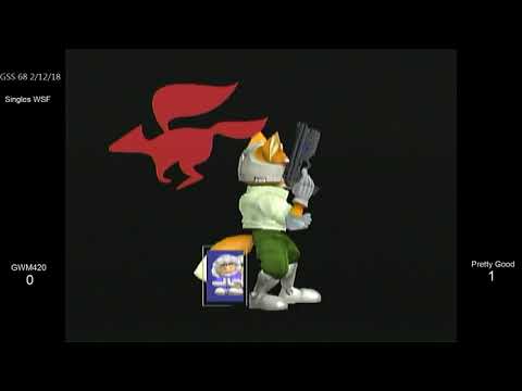 GSS 68 SSBM - GWM420 (Fox) vs. Pretty Good (Ice Climbers) - Melee WSF