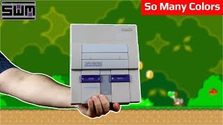 Taking Apart The Extra Colorful Super Nintendo | Tech Wave