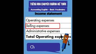 Từ vựng tiếng Anh các chỉ tiêu trên báo cáo KQKD (Income Statement)