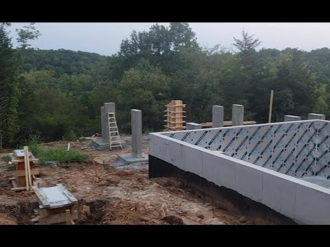 Board Formed Concrete Pier Foundation