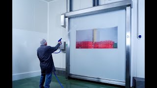 Ipari gyorskapu élelmiszeripari alkalmazásra EFA-SRT® EC (Easy Clean)