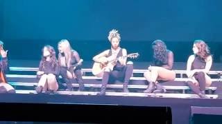 Brave Honest Beautiful - Fifth Harmony Live 7/27 Tour Amsterdam (Dinah crying)