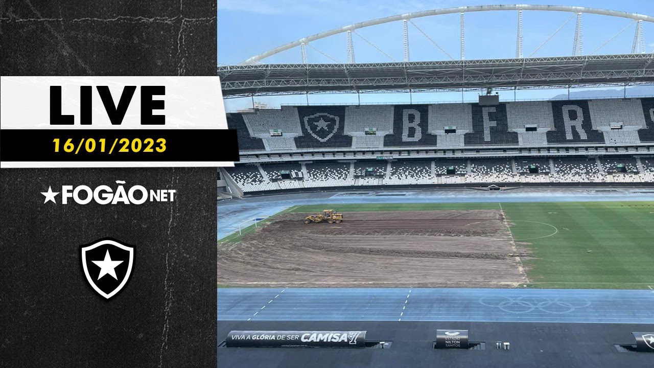 LIVE | Botafogo inicia obras no Nilton Santos; gramado é a primeira de muitas mudanças