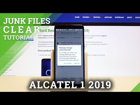 How to Clean Storage of Alcatel 1 2019 – Delete Junk Files