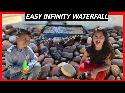 Super Easy Infinity Waterfall | Poposoap DIY waterfall