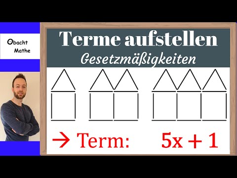 Gesetzmäßigkeiten bei Termen | Terme aufstellen | ganz einfach erklärt | ObachtMathe