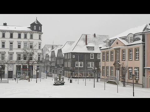Schneesturm Tristan in Lippstadt - Snowstorm Tristan 2021