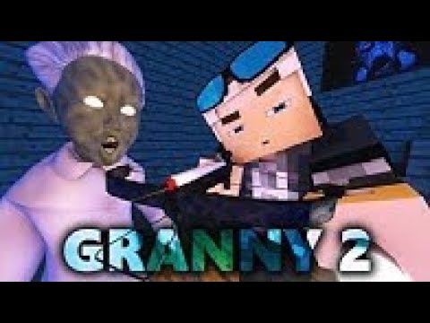 GRANNY IN MINECRAFT 2! Horror Game ANIMATION - Day 2