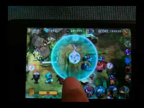 iPhone Tower Defense Game!! Ninja TD New Stage Demo Video!!