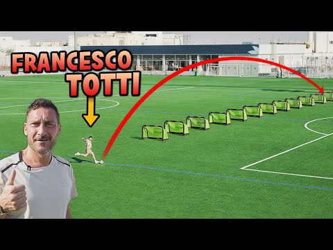 HOW ACCURATE IS FRANCESCO TOTTI? (EPIC CHIP SHOT CHALLENGE)