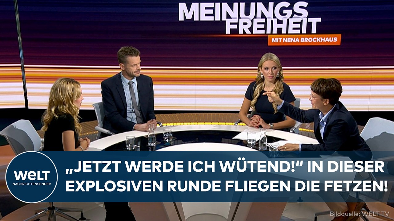 MEINUNGSFREIHEIT: "Jetzt werde ich wütend!" In dieser Runde fliegen die Fetzen | Die ganze Sendung
