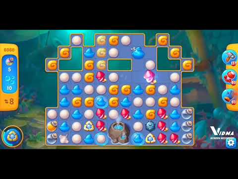 Fishdom. 6060 level no boosters and diamonds