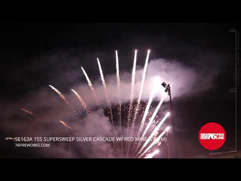 SE163A 15s Supersweep Silver Cascade W Red Mine