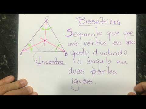 Pontos notáveis do triângulo (Ortocentro, Incentro, Baricentro e Circuncentro)