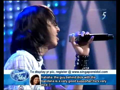Singapore Idol 2 (2006) - Paul Twohill sings 'Cun Zhai'