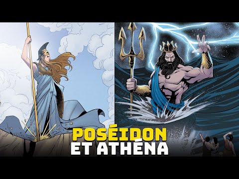 Poseidon and Athena - The Dispute for Athens - Animated Version - Greek Mythology