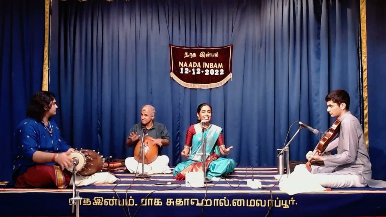 Pranathi Ganapuram - Vocal concert in memory of Sri T. A. Narayanan - Naada Inbam Dec Festival 2022.