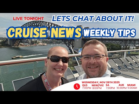 Thumbnail for Carnival Rewards Changes Explained + New AirAsia Cruise Deals! | Aussie Cruise News LIVE
