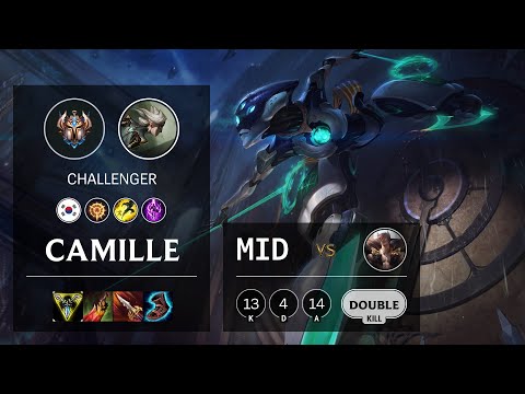 Camille Mid vs Sett - KR Challenger Patch 10.16