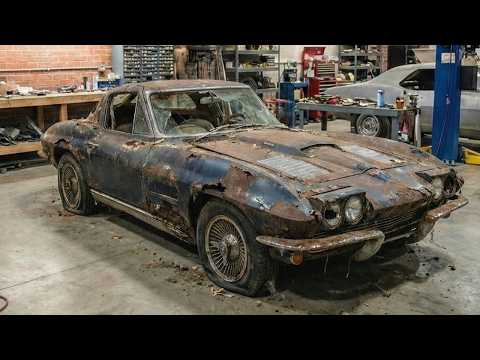 Car Restoration ⚙️ The Most Satisfying 1963 Chevrolet Corvette Stingray Revival #carrestoration
