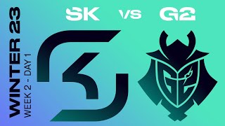 LEC Winter Split 2023 - W2D1 - SK vs G2