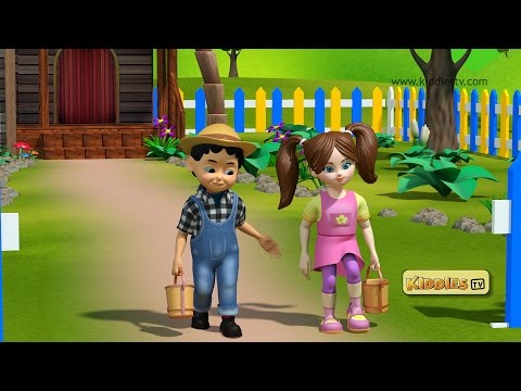 Jack and jill went up the hill | Jack and jill | Nursery rhymes | Baby songs | Kiddiestv